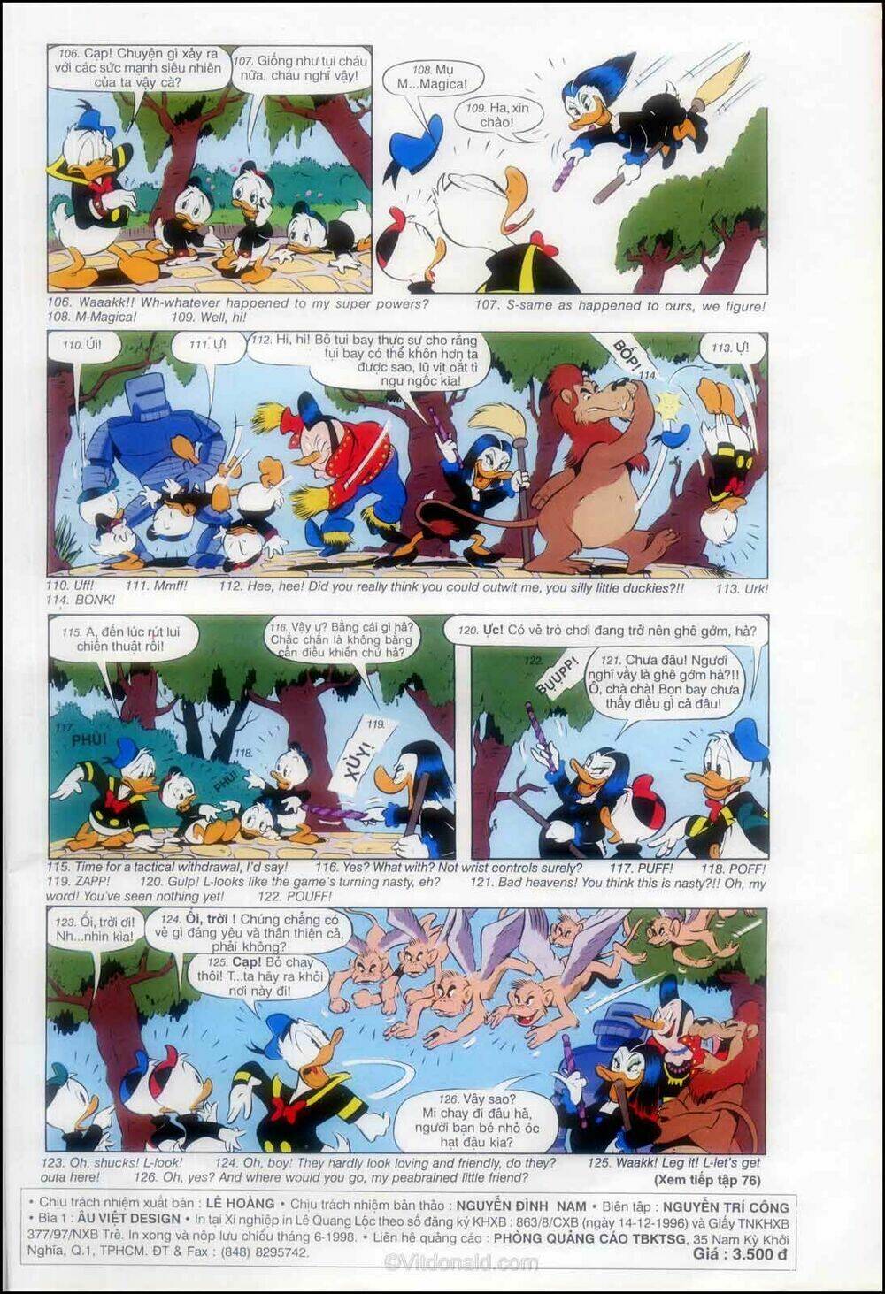 donald và bạn hữu chapter 75 35