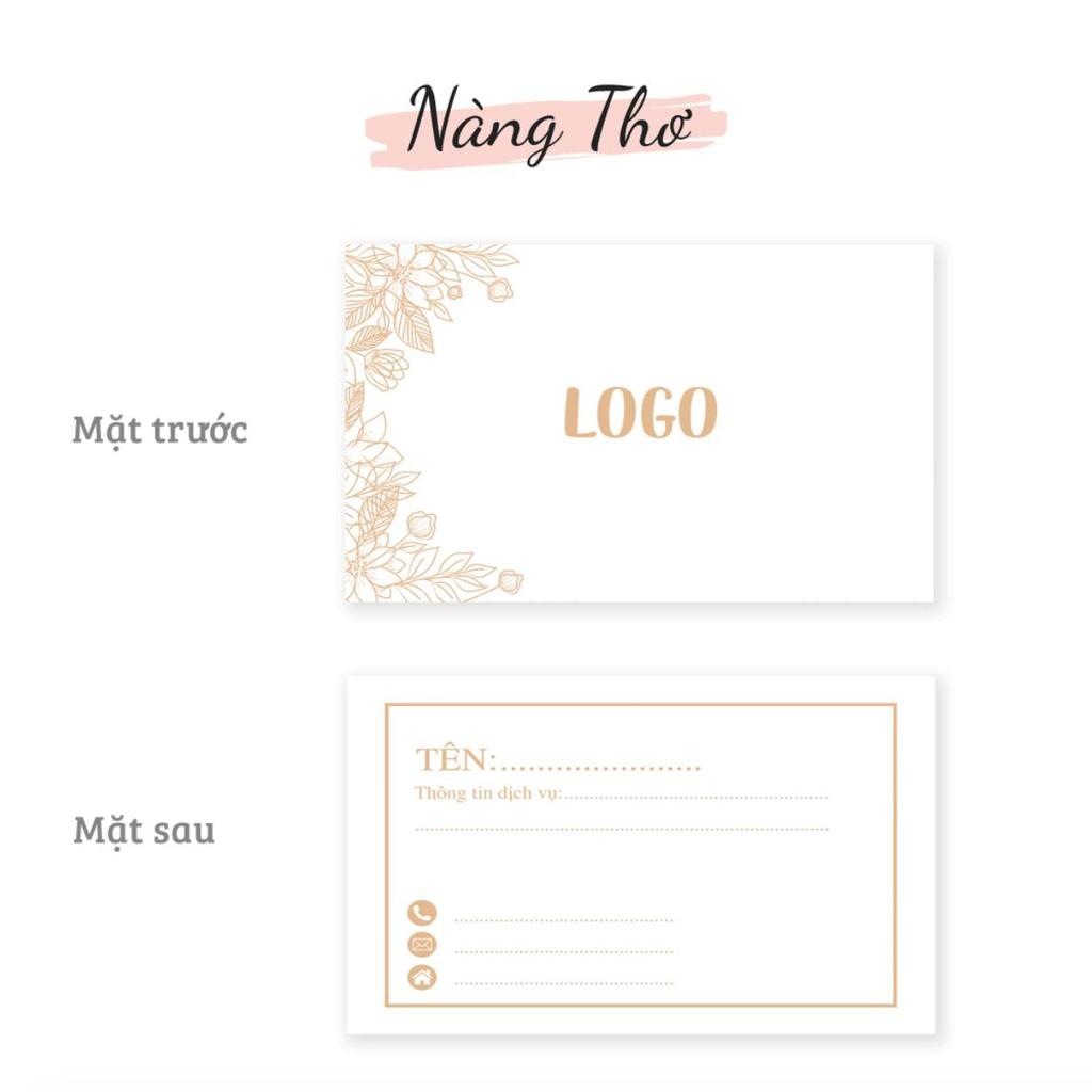 In card visit in name card in danh thiếp giá rẻ