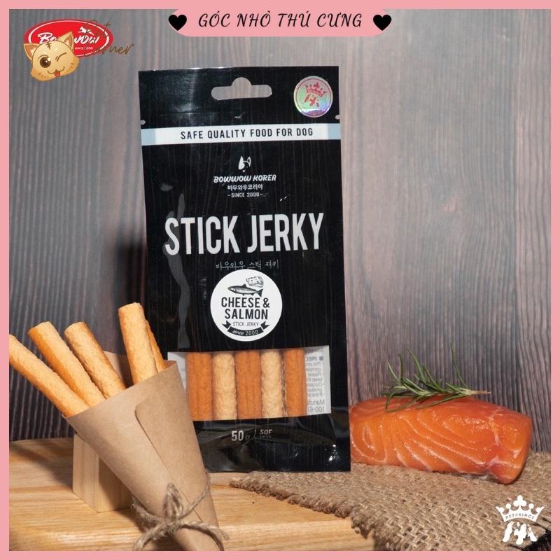 Bánh thưởng dạng que Bowwow Stick Jerky cho chó - Snack cao cấp cho thú cưng