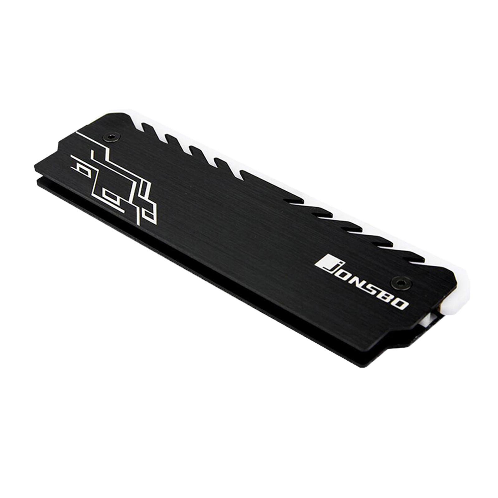 Cooling Vest 3Pin Memory RAM Cooler  Anodizing Process for PC Game Black