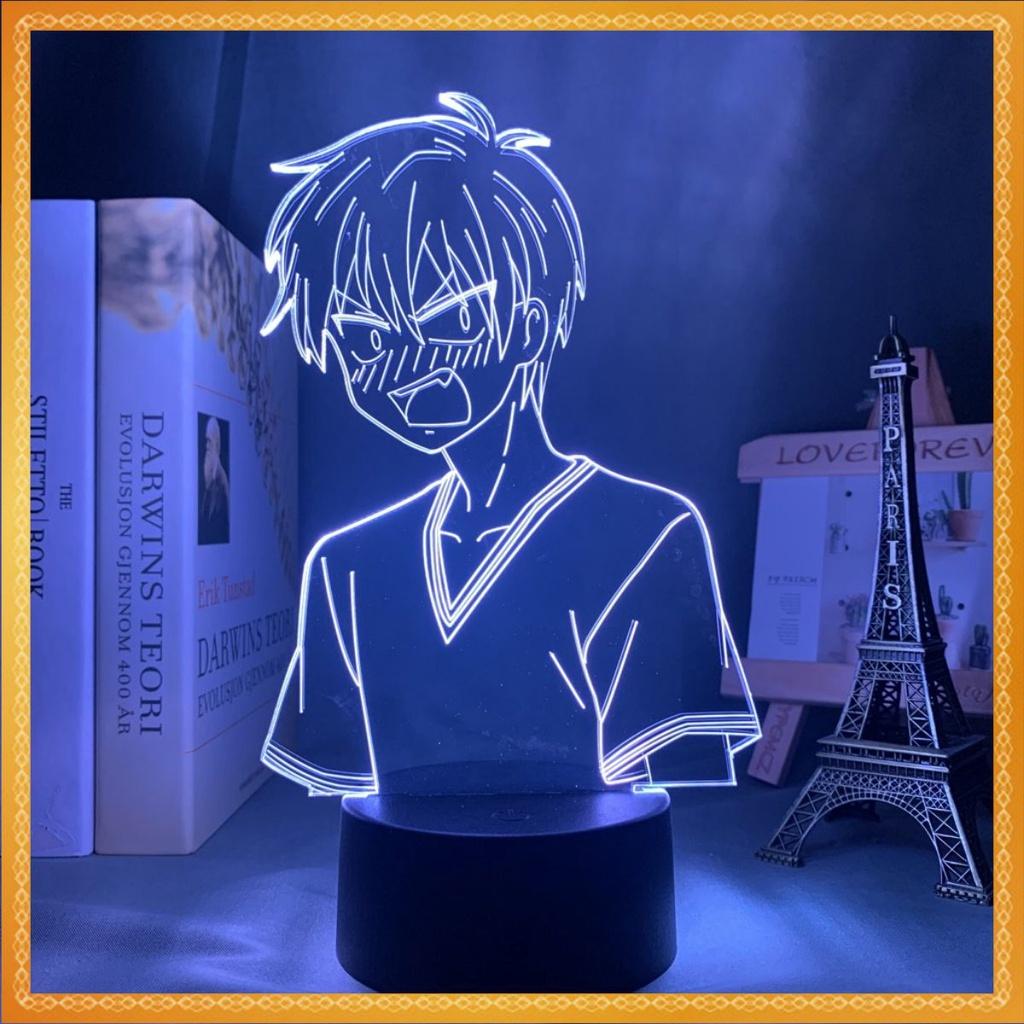 Đèn ngủ Led 3D Kyo Sohma - anime Fruits Basket Trang trí phòng ngủ, quà sinh nhật