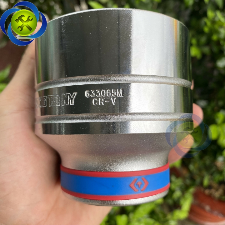 Tuýp 65mm loại 3/4 Kingtony 633065M ngắn 12 cạnh màu trắng