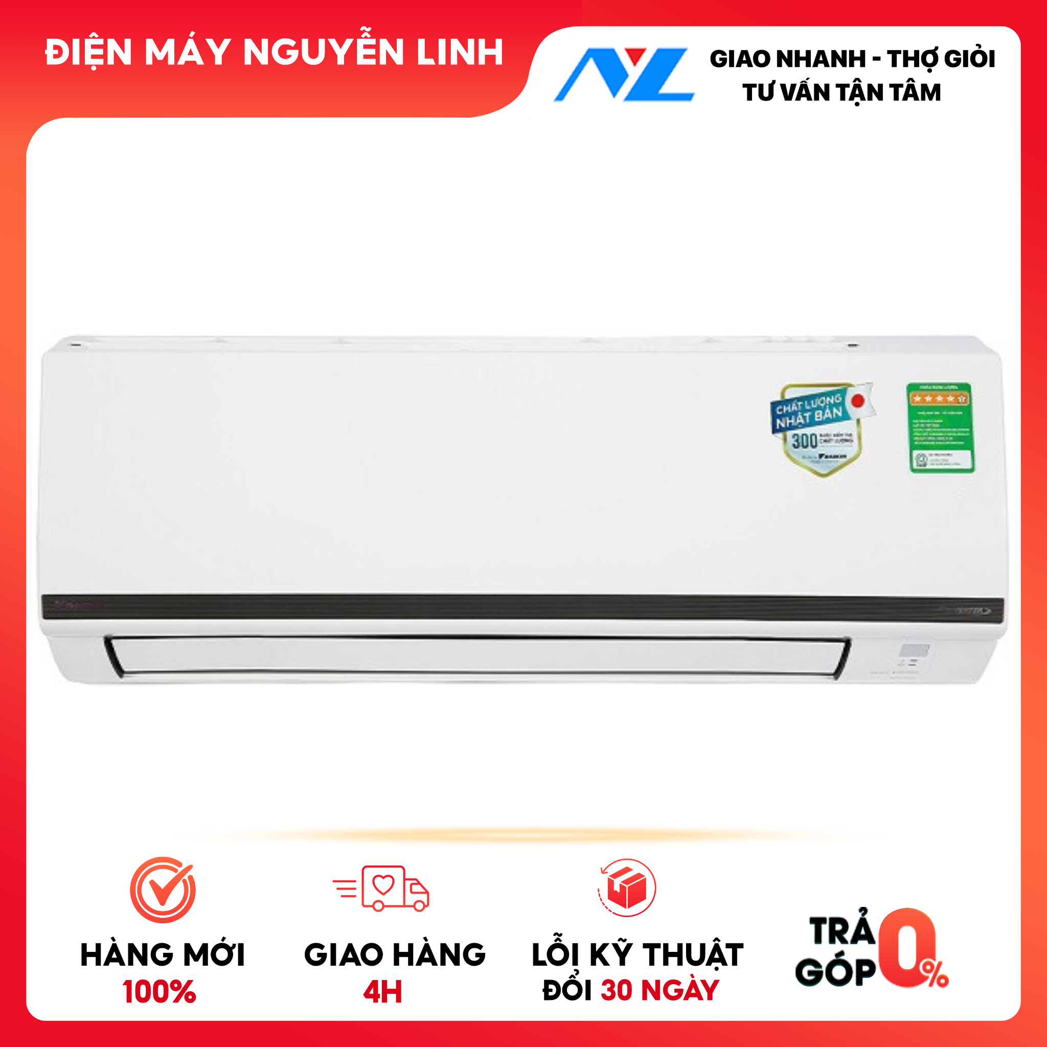 FTKB25XVMV - Máy Lạnh Daikin inverter 1.0Hp FTKB25XVMV - Hàng chính hãng - Giao HCM