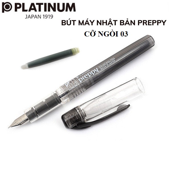 Bút máy Preppy 03 màu Đen - Nhật bản