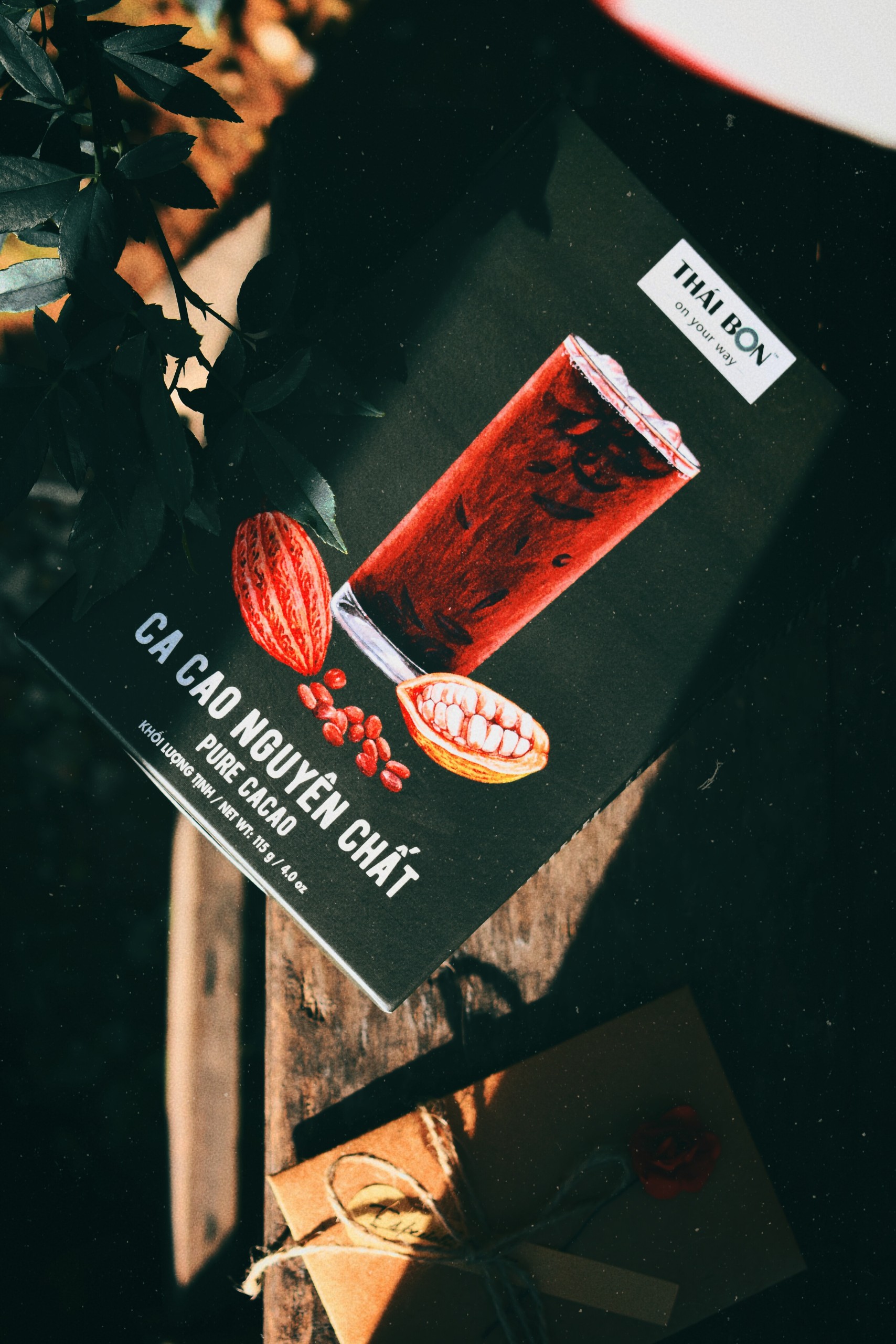 Ca cao nguyên chất Thái Bon hộp 115g - Bột Cacao Thái Bon