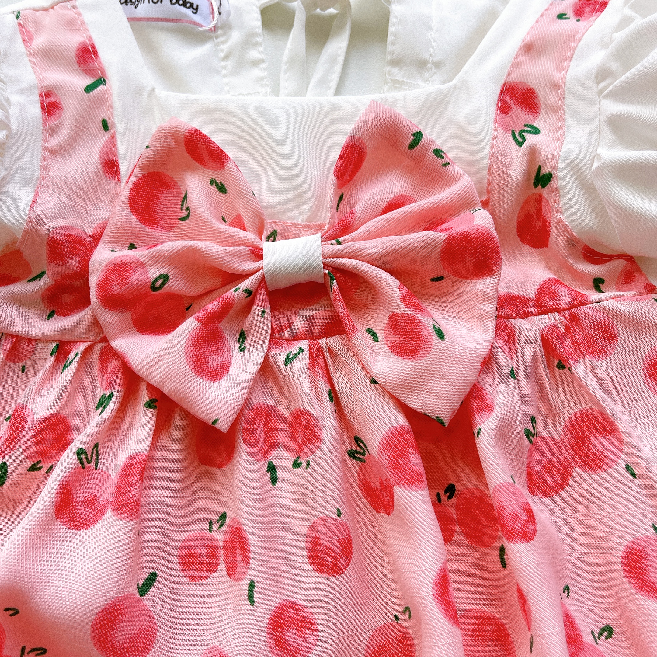 Body Hoạ Tiết Quả Mọng Xinh Xắn Cho Bé Gái Sơ Sinh Đến 12kg, Bodysuit Kèm Nón Và Giày Cho Bé Gái