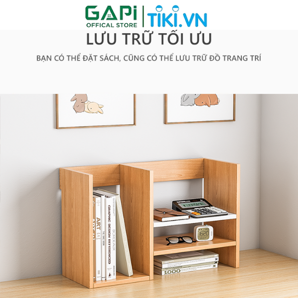 Kệ sách để bản thông minh đa tầng tiết kiệm không gian thương hiệu GAPI - GP262