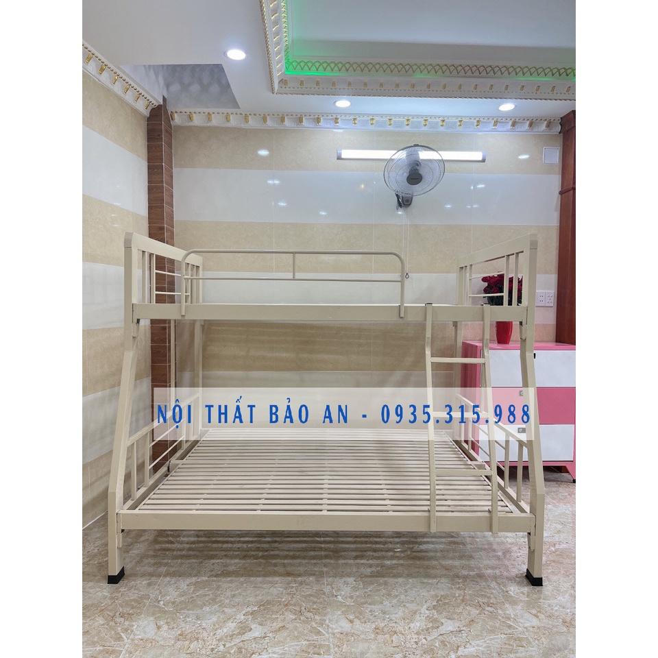 Giường sắt Tầng BẢO AN Trên 1m2 Dưới 1m4 Dài 2m