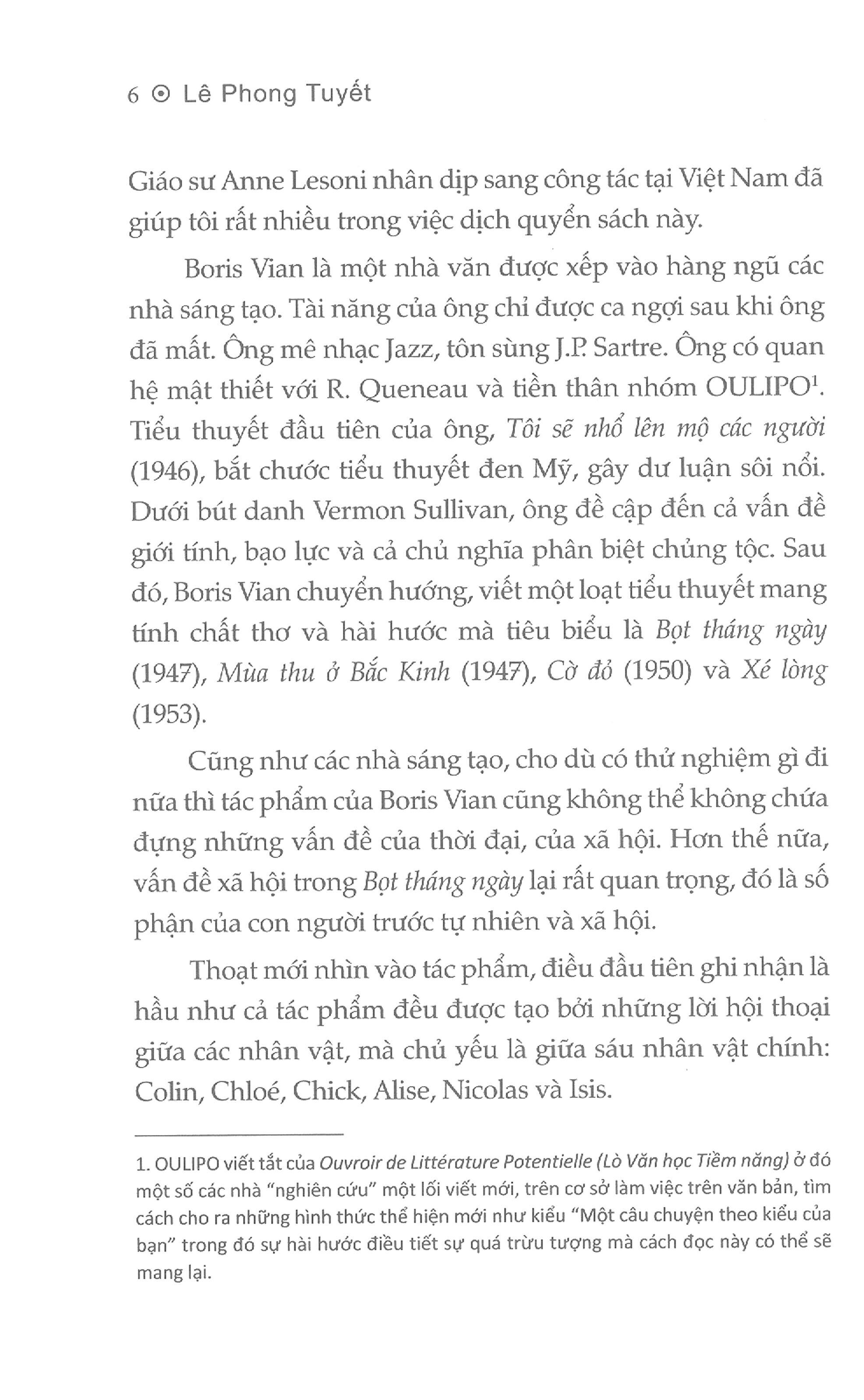 Bọt Tháng Ngày