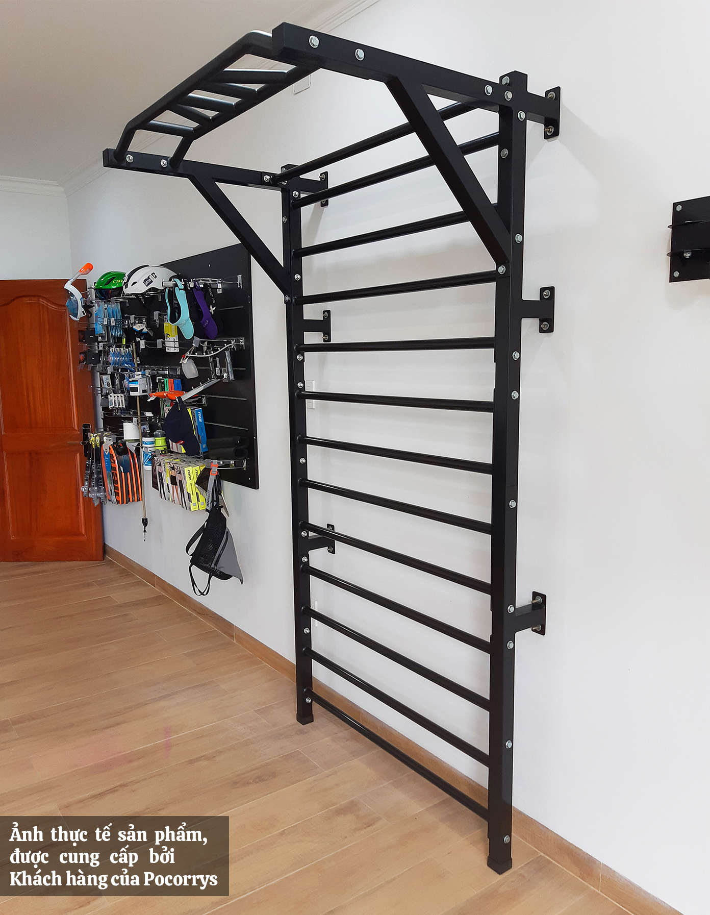 Thang gióng kết hợp xà đa thanh - Stall bars Pocorrys STM-01