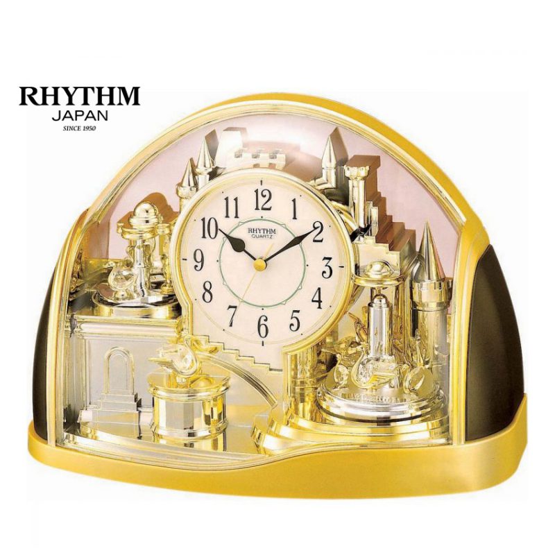 Đồng hồ để bàn Nhật Bản Rhythm 4SG738WR18- Kt 32.4 x 22.7 x 12.5cm, 1.65kg 