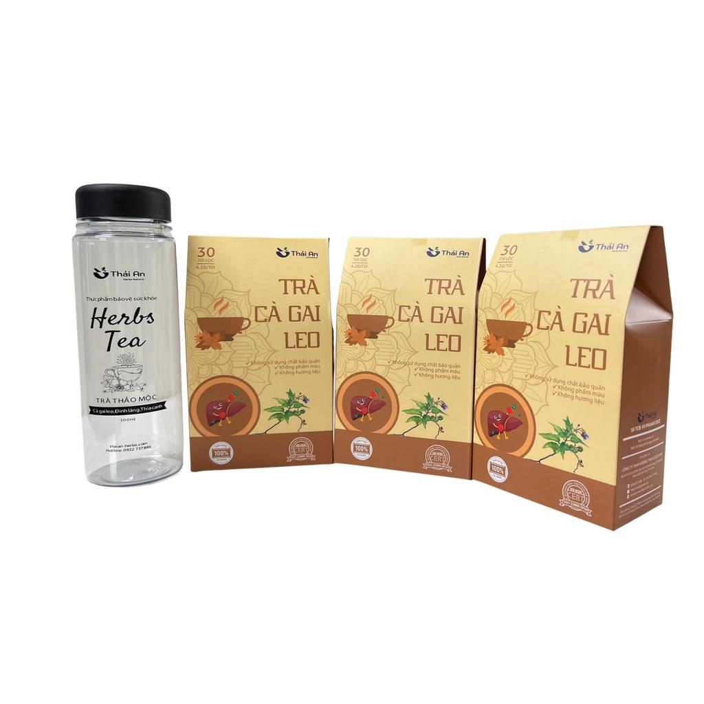 Trà Cà Gai Leo -Trà Thảo Mộc Túi Lọc Hỗ Trợ Sức Khỏe An Thần Ngủ Ngon - Thái An Herbs Natural