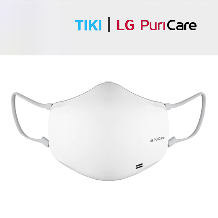 Khẩu trang lọc khí LG PuriCare thế hệ 2 [MÀU TRẮNG] lọc bụi mịn 2.5 PM AP551AWFA Hàng chính hãng / Hàng nhập khẩu