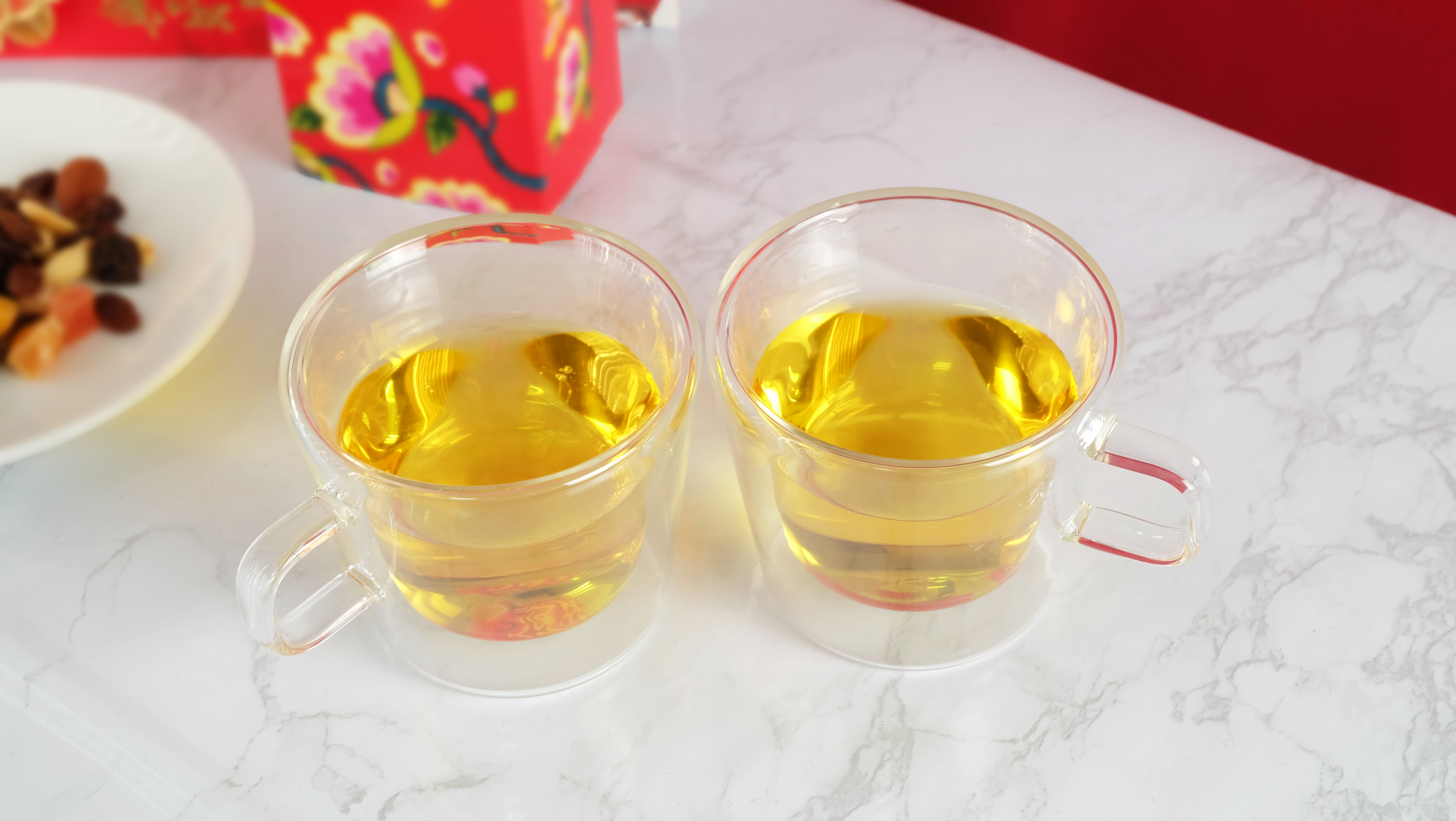 Combo 4 tách trà thủy tinh 2 lớp Samaglas F010 180mL