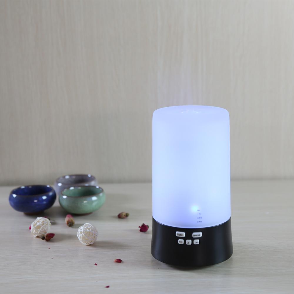 Máy Khuếch Tán Tinh Dầu Với Âm Nhạc Thoáng Mát Sương Máy Phun Sương Tạo Độ Ẩm 7 Màu Đèn 2 Sương Chế Độ Không Cần Nước Tự Động Tắt Cho Gia Đình văn Phòng Phòng