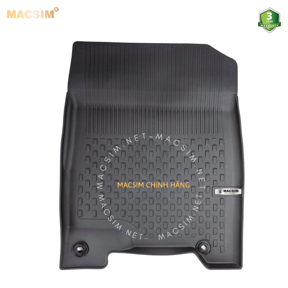 #CR-V, Thảm lót sàn ô tô nhựa TPE Silicon Honda CRV 2012- 2017 Black Nhãn hiệu Macsim