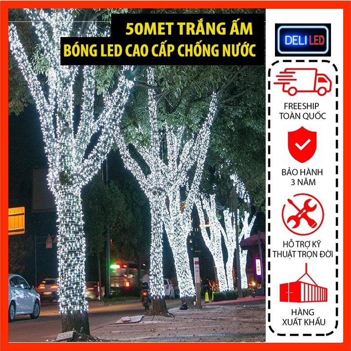 Dây Đèn Led Trang Trí 50M Trắng