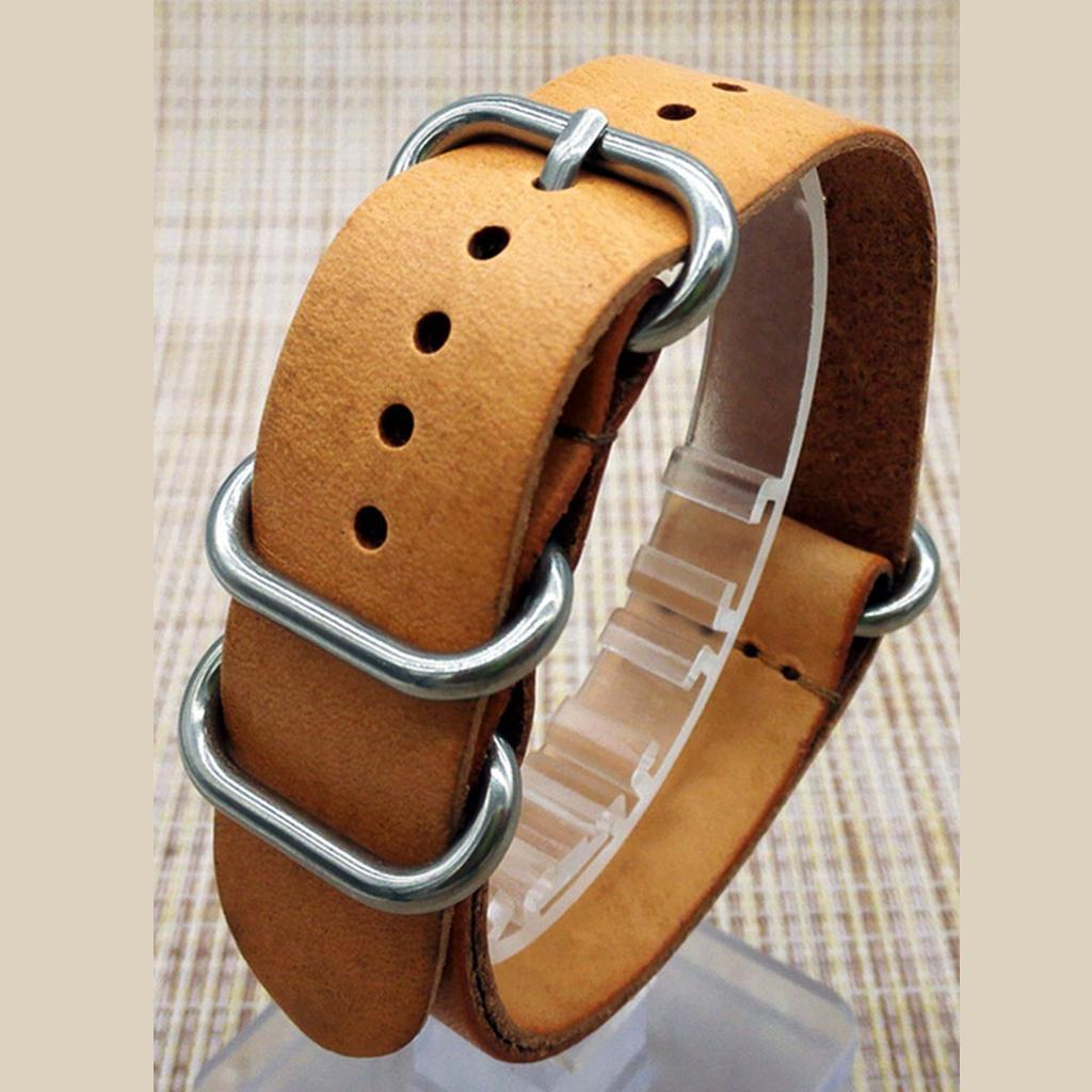 4 Piece  Stainless Steel Rings Nylon  Strap Belt Buckle