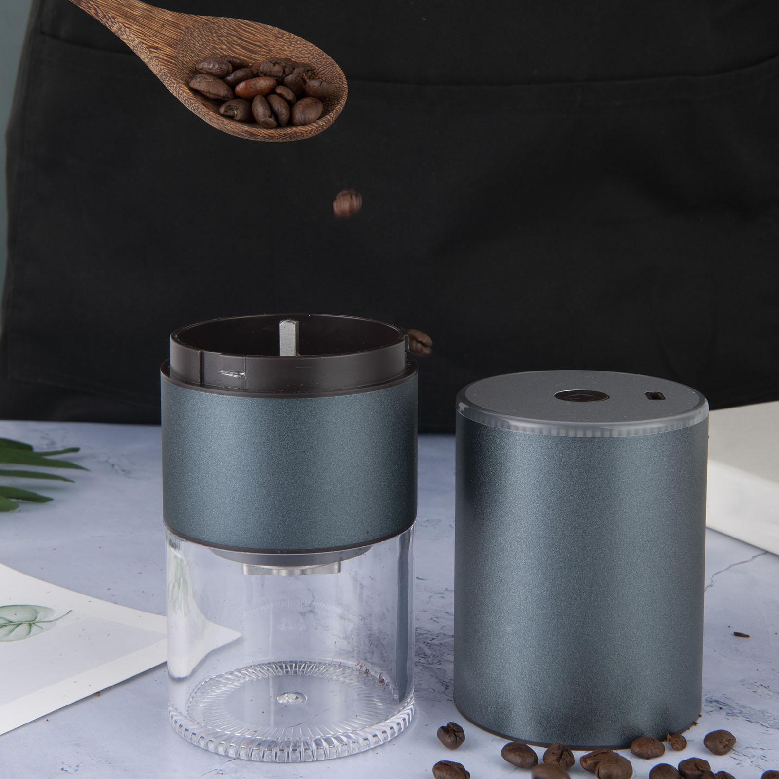 Electric Coffee Grinder Removable Bowl Mini for Hiking Household