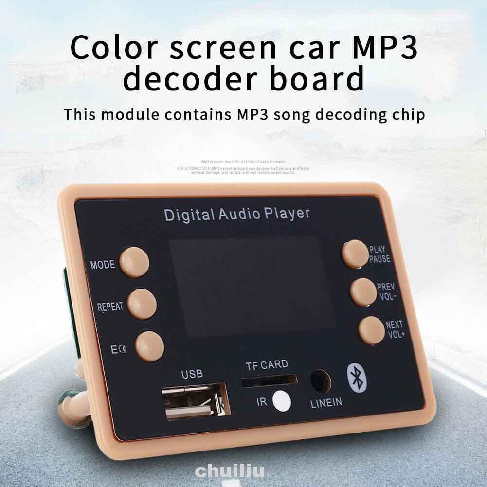 Bảng Mạch Giải Mã Âm Thanh Mp3 Bluetooth 5.0 Dc 12v Cho Xe Hơi