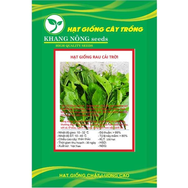 Hạt giống rau cải trời  KNS3709 - gói 100 hạt