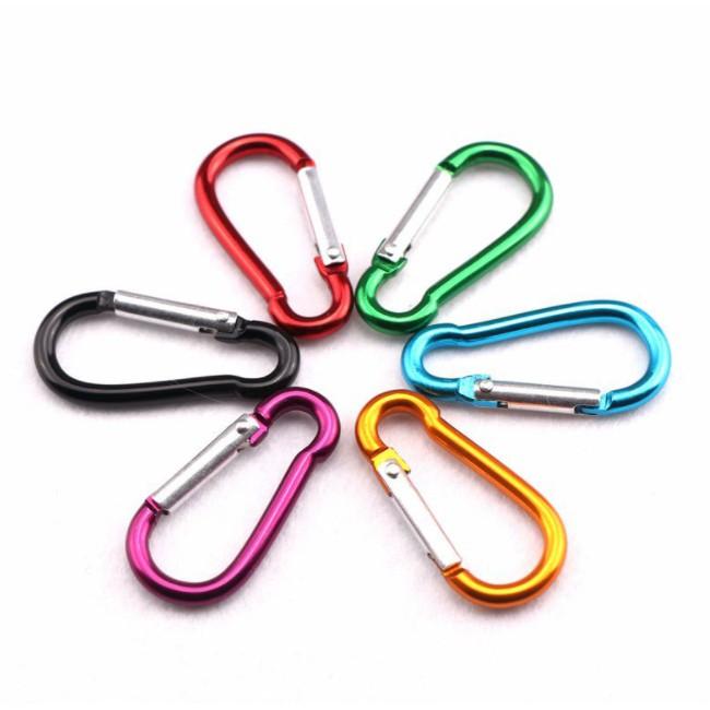 Móc Khóa bằng nhôm carabiner nhiều mẫu