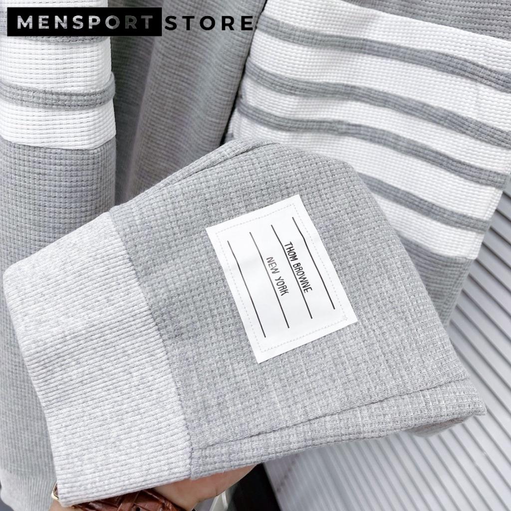Bộ Quần Áo Nỉ Nam Thom Siêu Cấp - Bộ Nỉ Hoodie Khóa Zip Thome Browne Chất Vải Nỉ Tăm Phong Cách Bền Đẹp