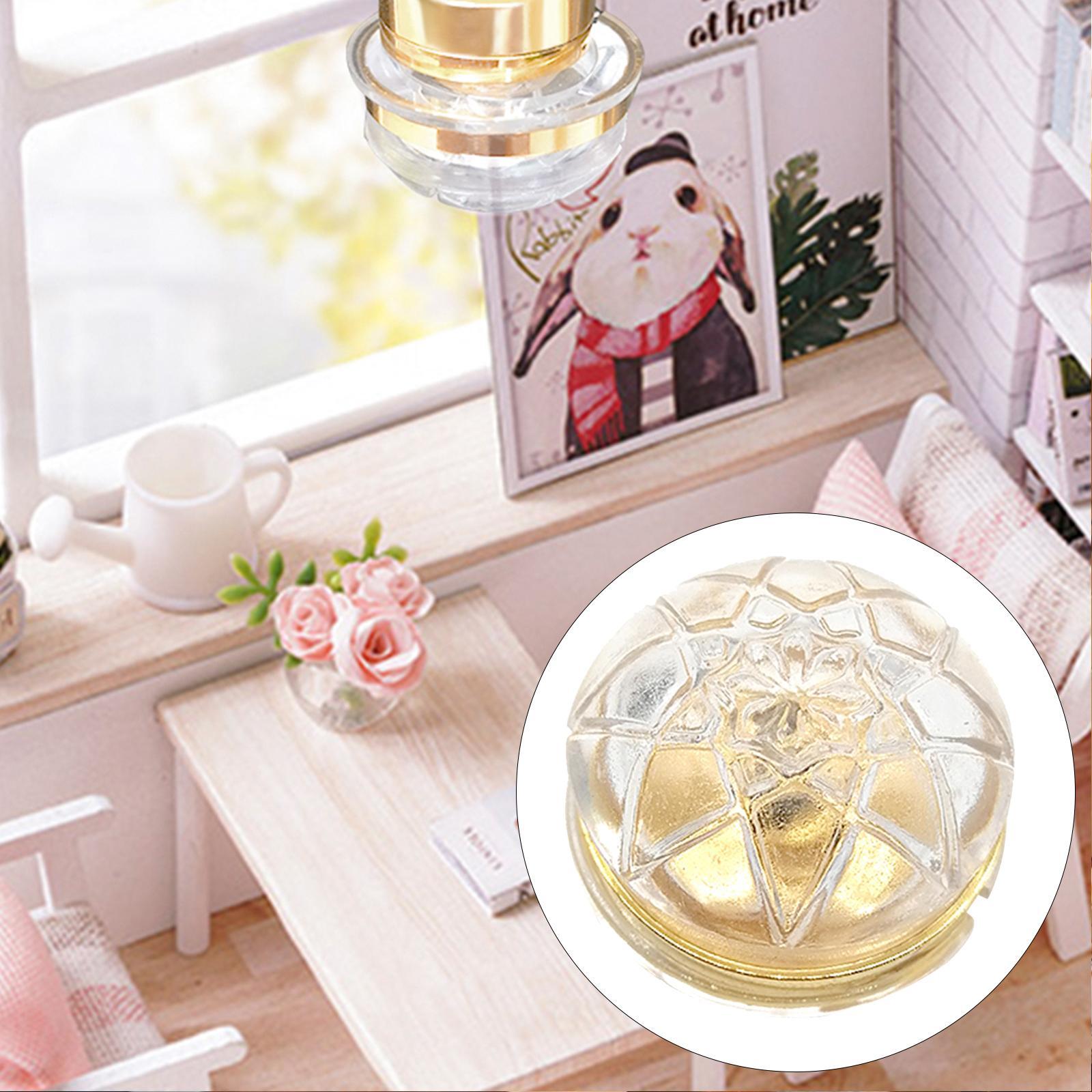 1/12 Dollhouse Ceiling Light Lamp LED Miniature Battery Type Miniature