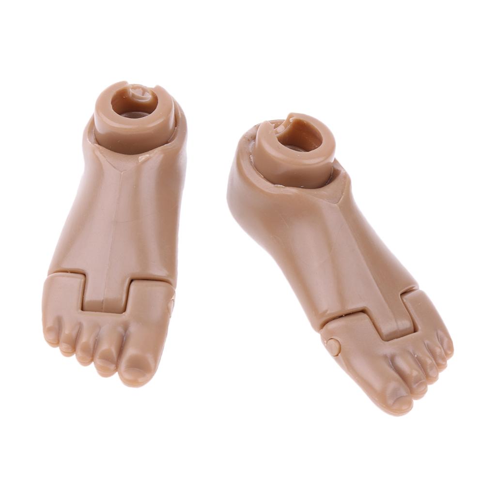 1:6 Đôi Chân Trần & Kết Nối Cho 12 Inch HT TC TTL Nhân Vật Hành Động Cơ Thể Đồ Chơi Búp Bê