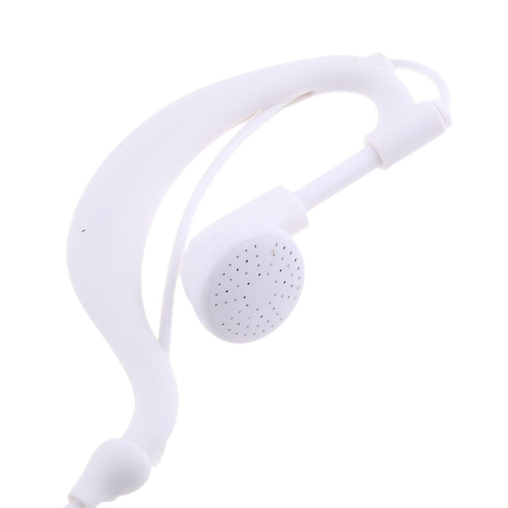 2 Pin G-Shape Headset PTT Mic Headphone for Walkie Talkie 2 Way