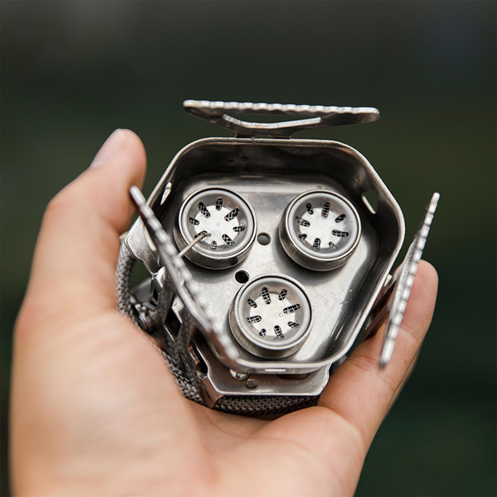 Outdoor Camping Gas Stove Burner Kitchen Equipment Gadgets Lightweight Durable Outdoor Gas Burner for BBQ Fishing Tourist Camping Hunting