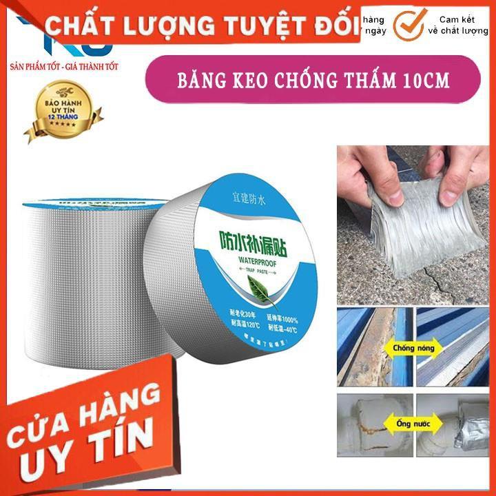 Băng keo siêu dính chống thấm, công nghệ nhật bản, lớp keo dày chịu nhiệt cao