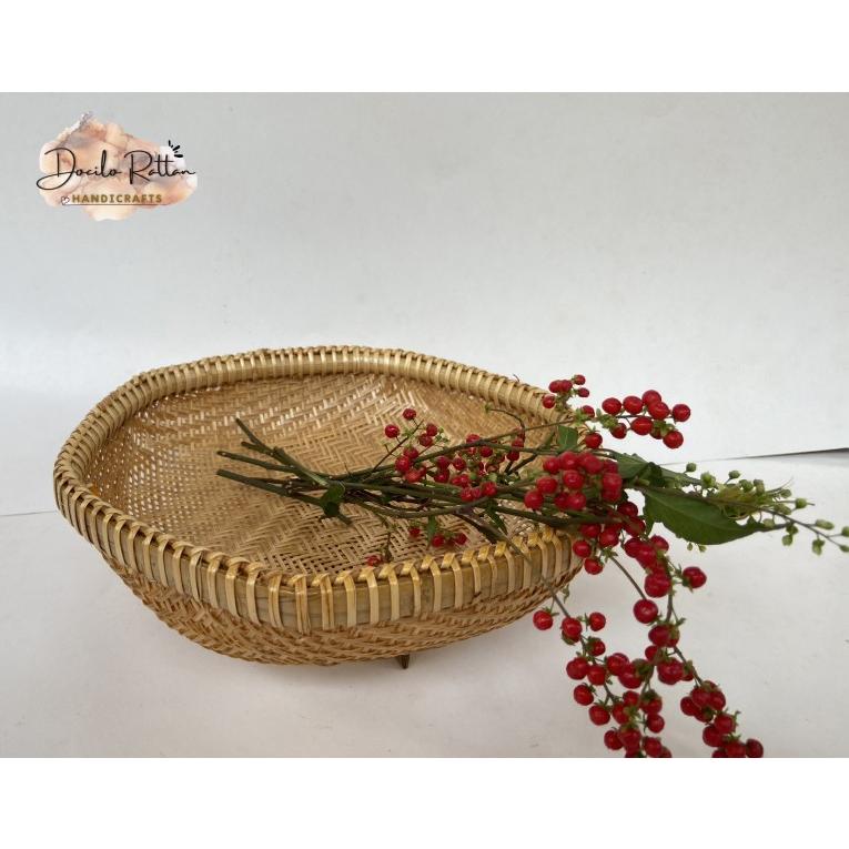 Rổ tre đựng rau, trái cây- hàng chất lượng cao- Rổ tre decor bếp
