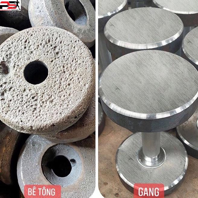 Tạ tay KINGBOX 10kg lõi gang bọc cao su Nhập Khẩu