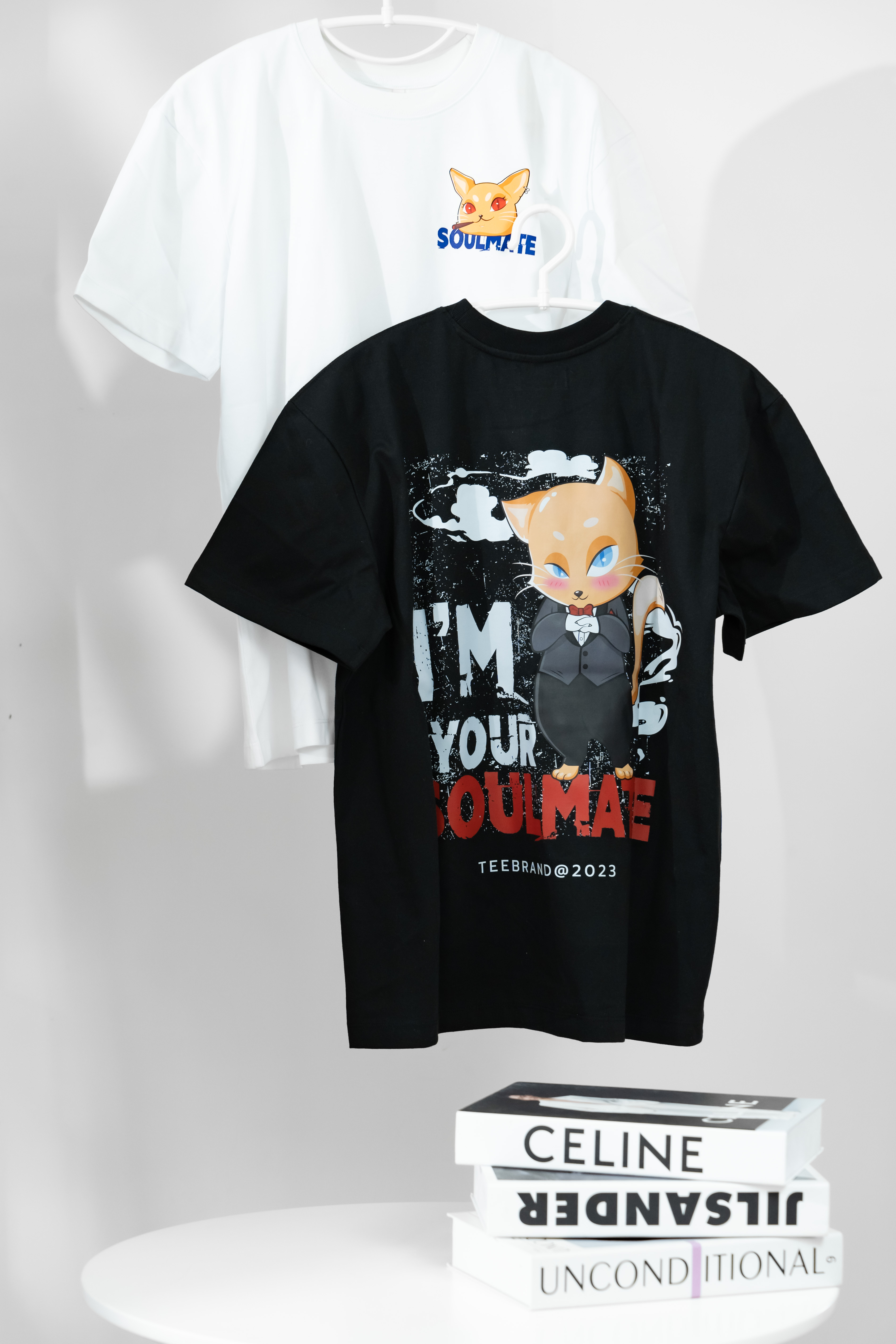 Áo thun Soul gangster cat soft boy, Áo phông in hình unisex nam nữ oversized tay ngắn form rộng