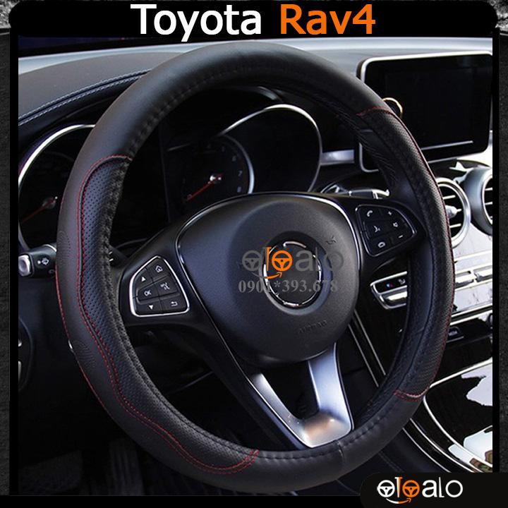 Bọc vô lăng xe ô tô Toyota Raize da PU cao cấp - OTOALO
