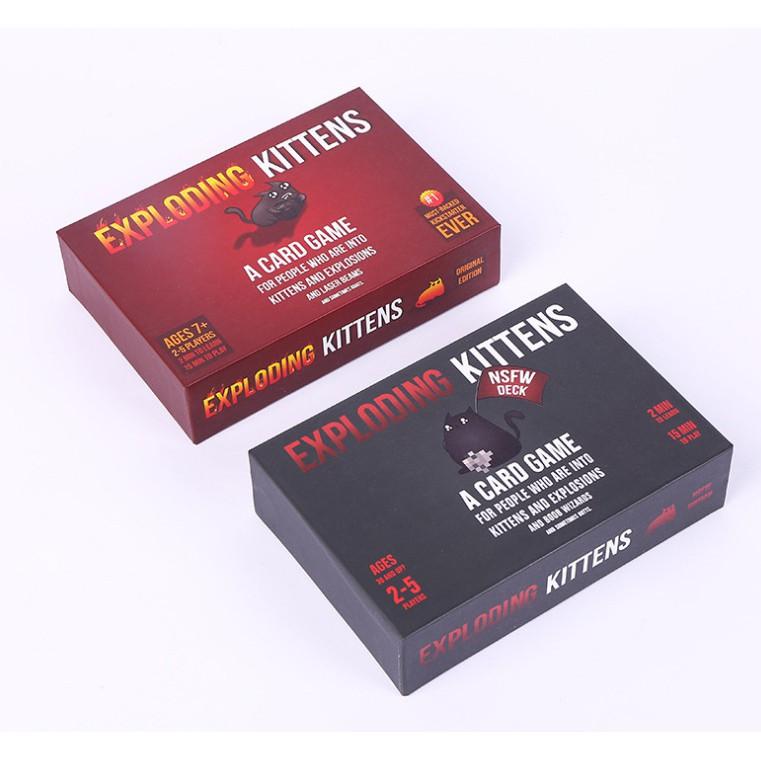 Mèo Nổ - Exploding Kittens-Thẻ Bài mèo nổ cảm tử Exploding Kittens Boardgame