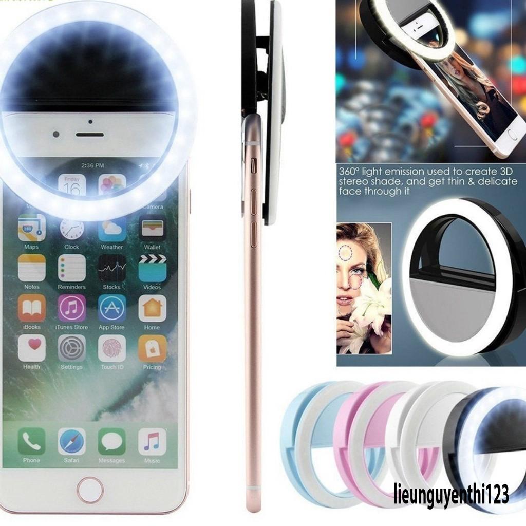 Đèn LED tăng cường ánh sáng để chụp Selfie cho điện thoại Iphone và máy tính bảng