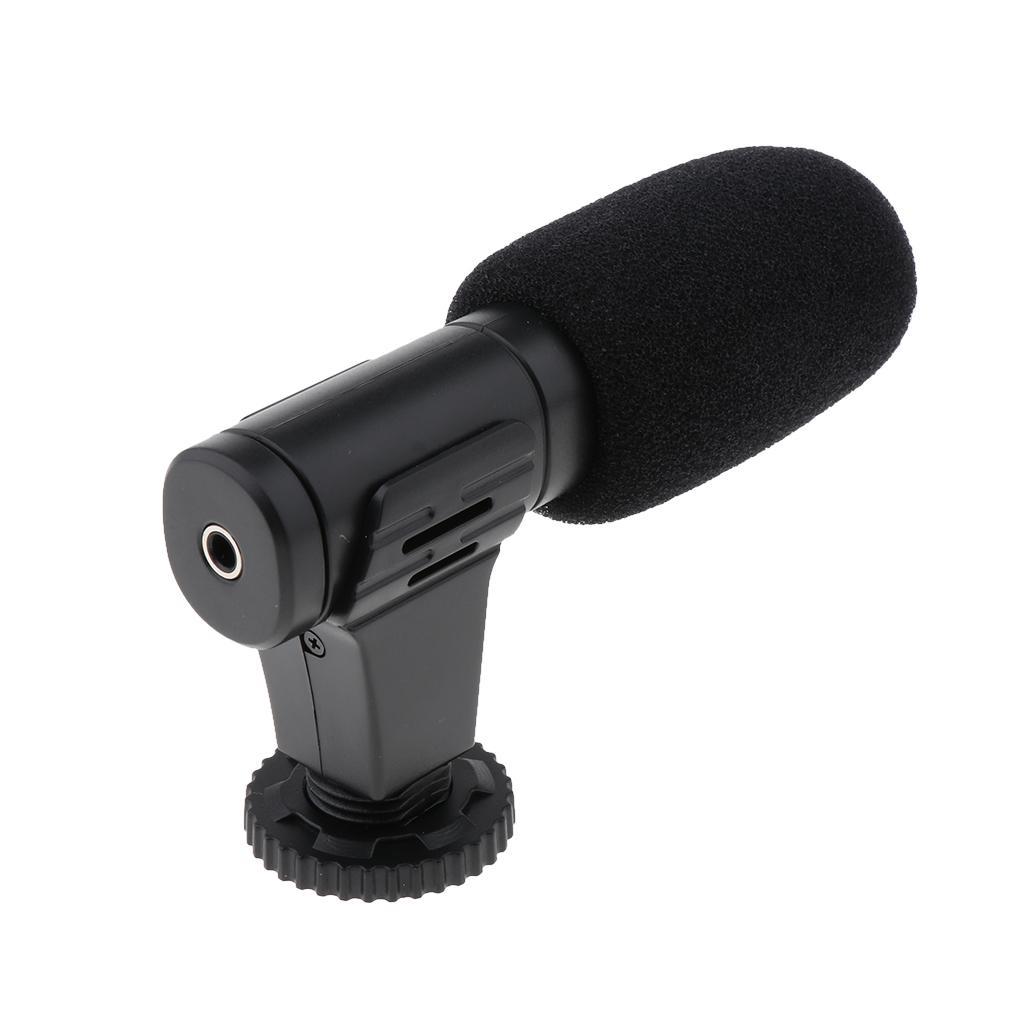 3.5mm Digital Video Recording Microphone External Stereo Mic for DSLR Camera