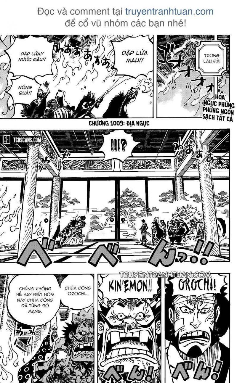 đảo hải tặc - one piece chapter 1009 2