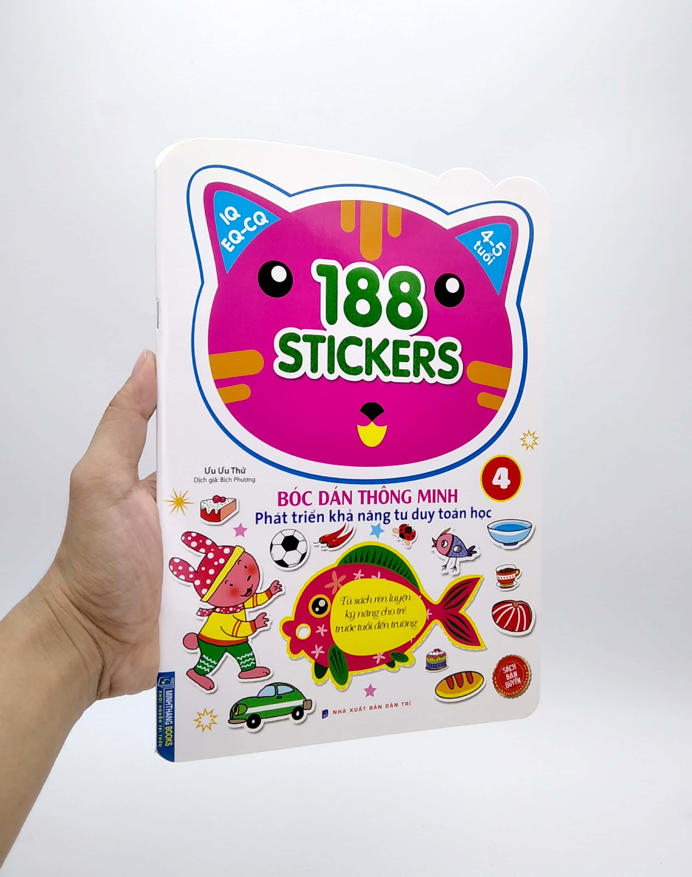 188 Stickers - Bóc Dán Thông Minh Phát Triển Khả Năng Tư Duy Toán Học (4 - 5 Tuổi) - Tập 4