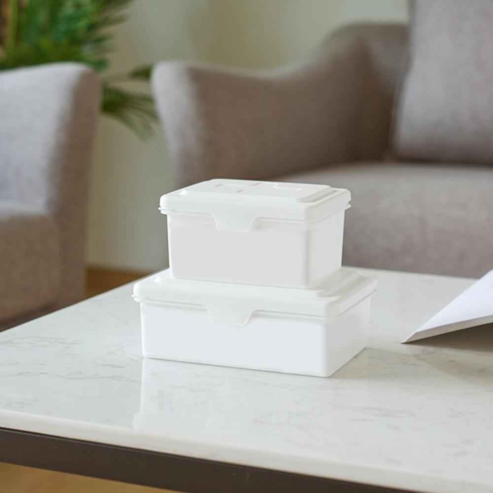 Hộp bảo quản mặt nạ, bông tẩy trang khẩu trang có nắp