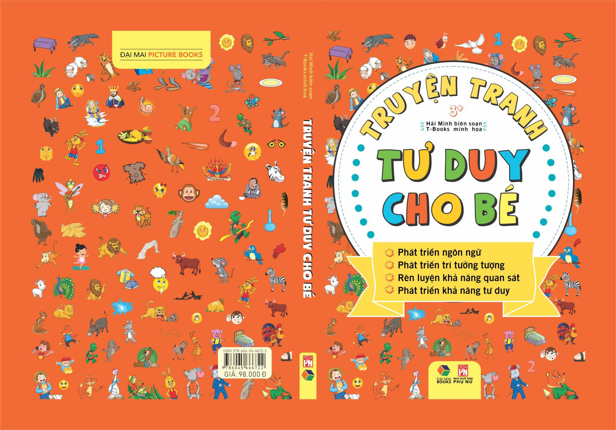 Combo Truyện Tranh Tư Duy Cho Bé + Đồng dao thơ - truyện cho bé tập nói