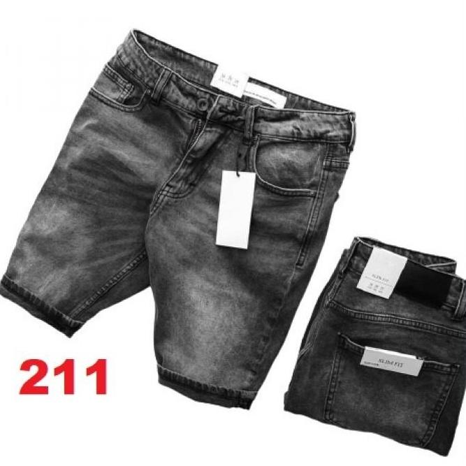 Quần short jean chất bò co giãn- quần lửng nam nhiều mẫu thời trang TINA ms207