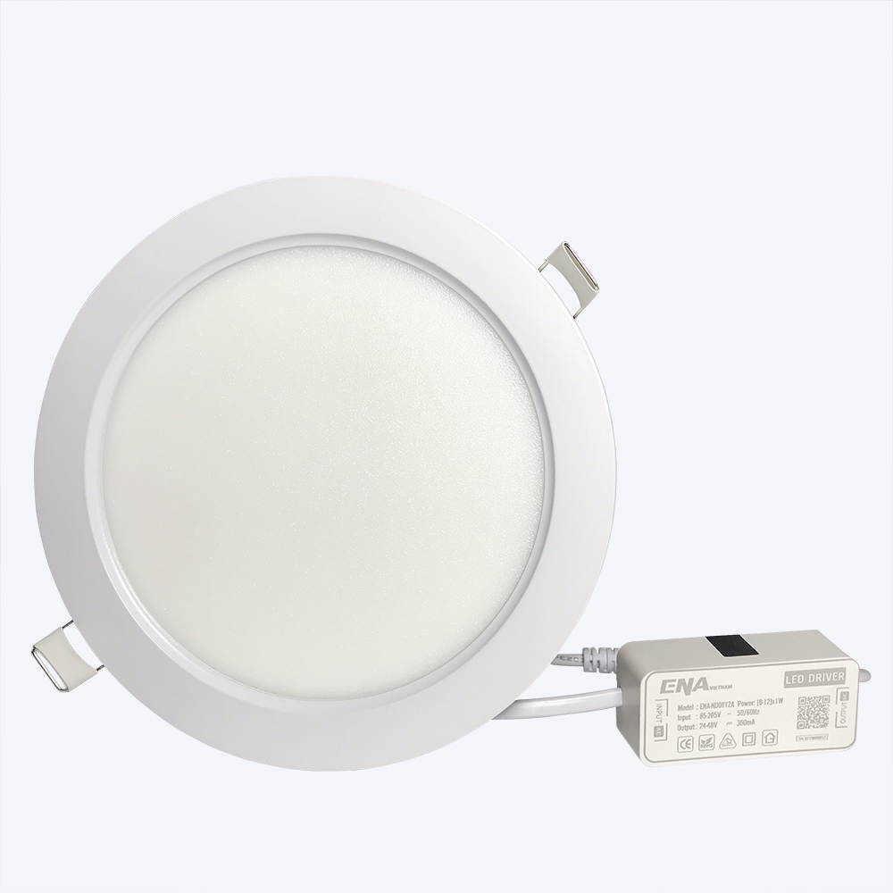 Đèn LED âm trần siêu mỏng 12w 3 chế độ ENA