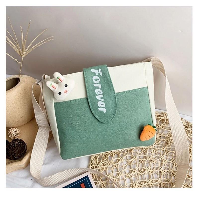 TÚI VẢI CANVAS THỎ - ẢNH THẬT