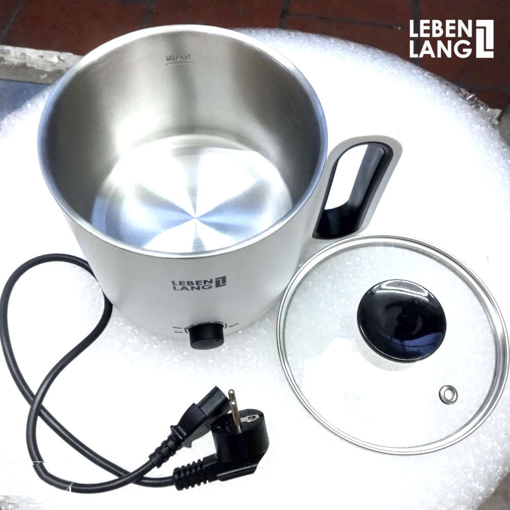 Nồi lẩu điện mini đa năng Lê Bên Làng LBEC0808S dung tích 1500ml - Hàng chính hãng