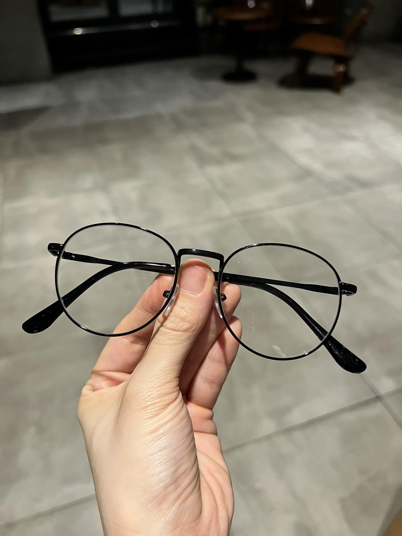 Kính Mắt tròn form nhỏ xinh gọng nhẹ cho nam nữ