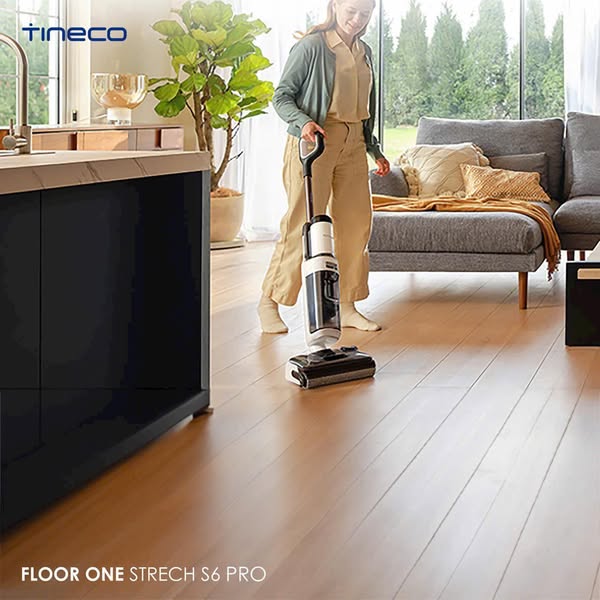 MÁY LAU NHÀ HÚT BỤI TINECO FLOOR ONE S6 STRETCH PRO Hàng chính hãng