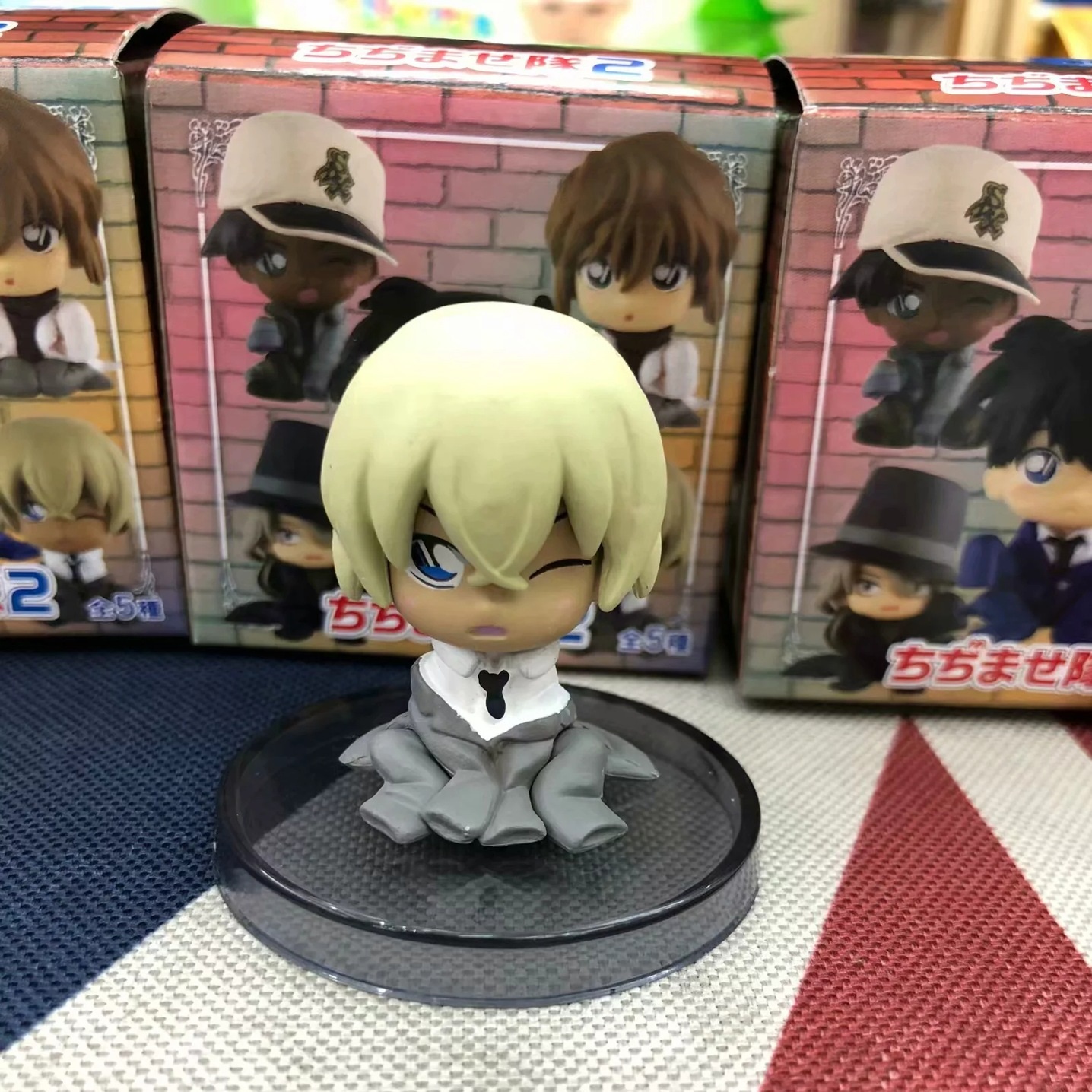 Mô hinh Detective Conans Chibi Gapcha nhân vật Tooru Amuro nhân viên Cảnh Sát Quốc Gia 1489 D 3 1